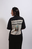 Camisa Oversized Cristã “Folha de Canaã” – Lançamento Exclusivo ONLY