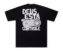 Camisa Oversized Cristã “Deus no Controle” – Lançamento Exclusivo ONLY