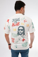 Camisa Oversized Cristã “Jesus” – Lançamento Exclusivo ONLY